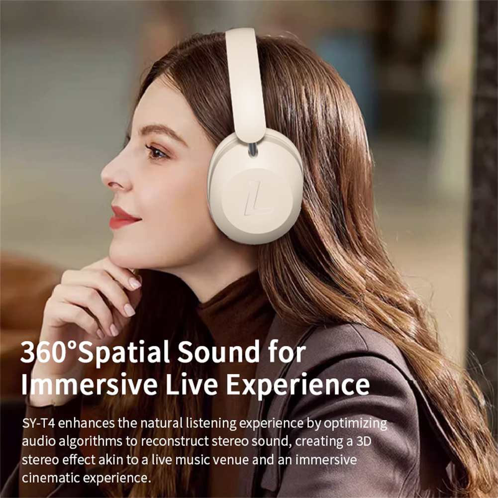 Over Ear Headphones 15 Hrs Wireless/Wired Stereo Sound Foldable Headsets Headworn Sports Earphones With Deep Bass 40mm Neodymium Drivers black
