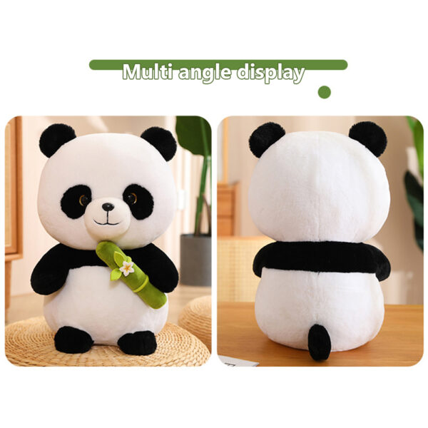 Panda Plush Doll Cute Panda With Bamboo Stuffed Animal Plush Toys For Boys Girls Birthday Gifts Collection 35cm