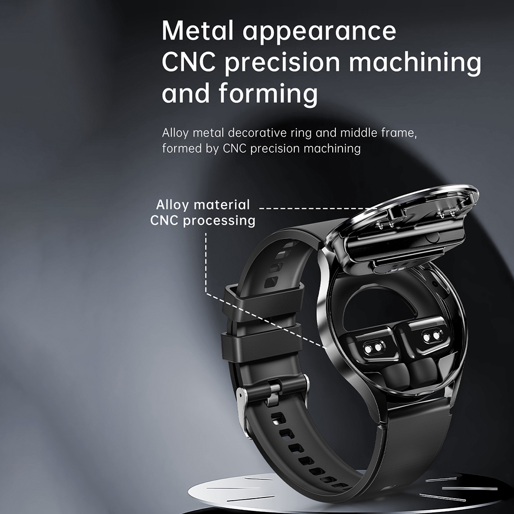 X10 2 In 1 Smart Watch with Earbuds IP67 Waterproof Fitness Tracker HR Monitoring