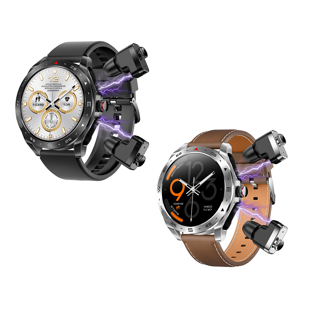 T95 Smart Watch with Earbuds 1.52 inch HD Color Screen Smartwatch Sports Recorder