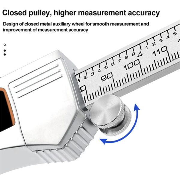 Digital Caliper, 0-6inch Vernier Caliper Metal Shell Electronic Micrometer Caliper