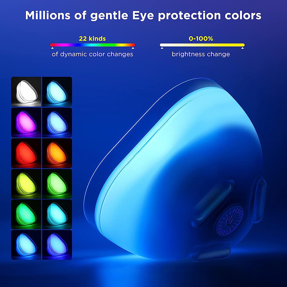 WIFI Smart Night Light RGB Color Changing App Control Rechargeable 2600mAh Battery Timer Function For Bedroom Hallway Cabinet Closet Stairs Tuya WIF version