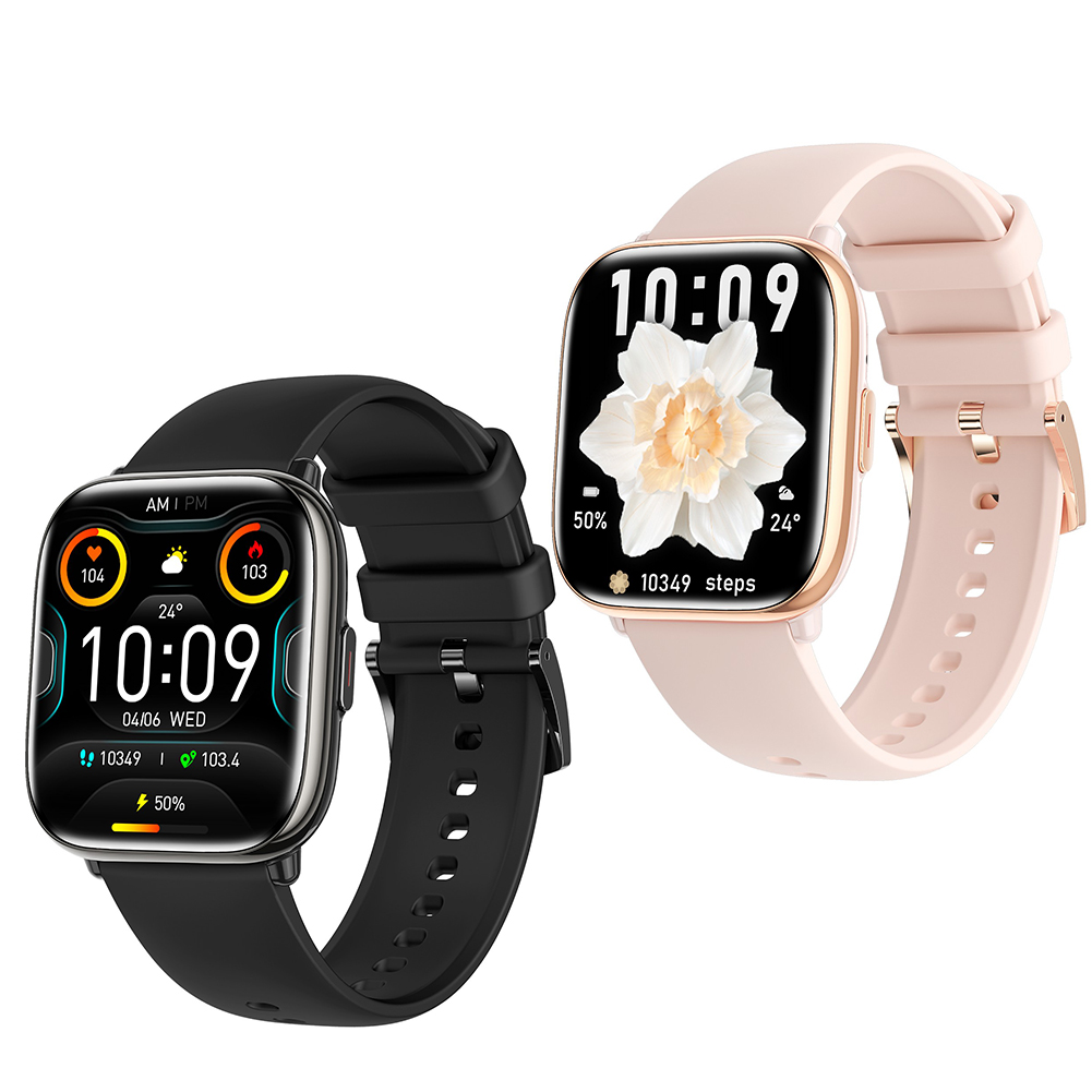 HD12 Smart Watches 1.75inch Screen HR Blood Oxygen Blood Pressure Sleeping Monitor