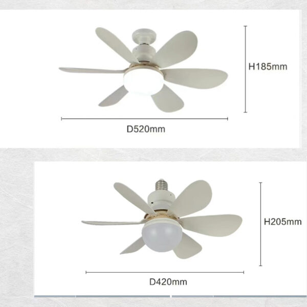 Chandelier Ceiling Fan With Lights Remote Control Memory Function Farmhouse Modern Ceiling Fans 3 Speeds 3 Color Temperatures For E27 Socket Bedroom Living Room 30W with remote control