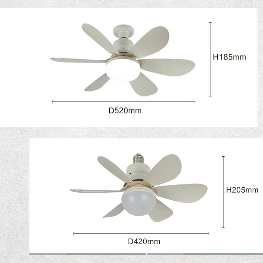 Chandelier Ceiling Fan With Lights Remote Control Memory Function Farmhouse Modern Ceiling Fans 3 Speeds 3 Color Temperatures For E27 Socket Bedroom Living Room 30W with remote control