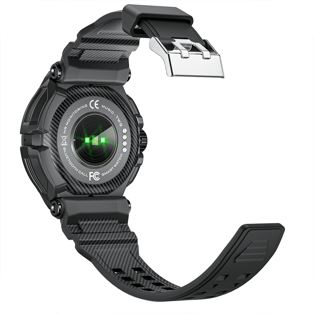 GT100pro Smart Watch With Earbuds 2 In 1 Smart Watch IP67 Waterproof NFC Fitness Tracker With 1.46” HD Screen Health Monitor silver