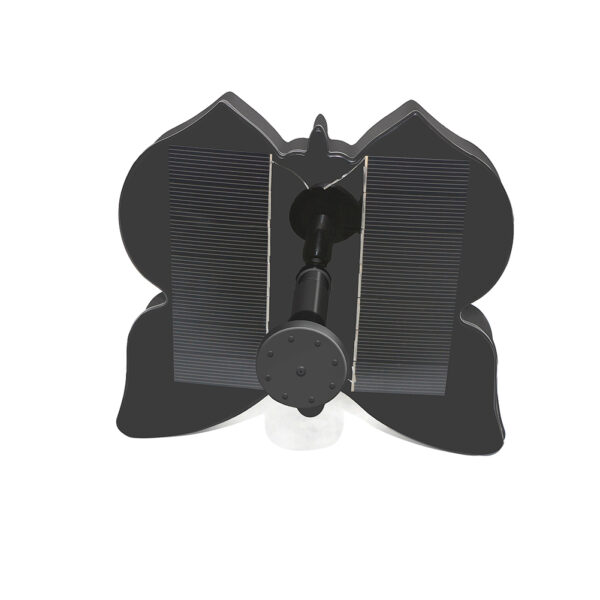 1.4W Solar Bird Bath Fountain Pump With 4 Adjustable Nozzles, Butterfly-shaped Landscape Decoration