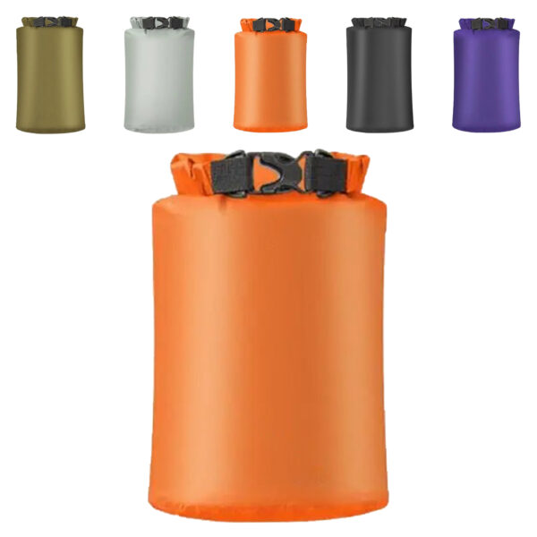 1pc/ 5pcs Lightweight Dry Bag Carrier Bag Case, Waterproof Bags Roll Top Drybags For Kayaking, Beach, Rafting, Boating, Hiking, Camping 3L/5L/12L/20L/35L A bright orange 3L