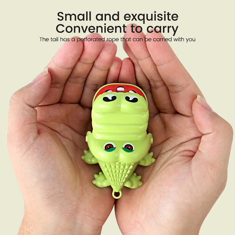10Pcs Mini Biting Finger Teeth Toys Cartoon Keychain Funny Bite Hand Dentist Games Children Innovation Toy Random Color