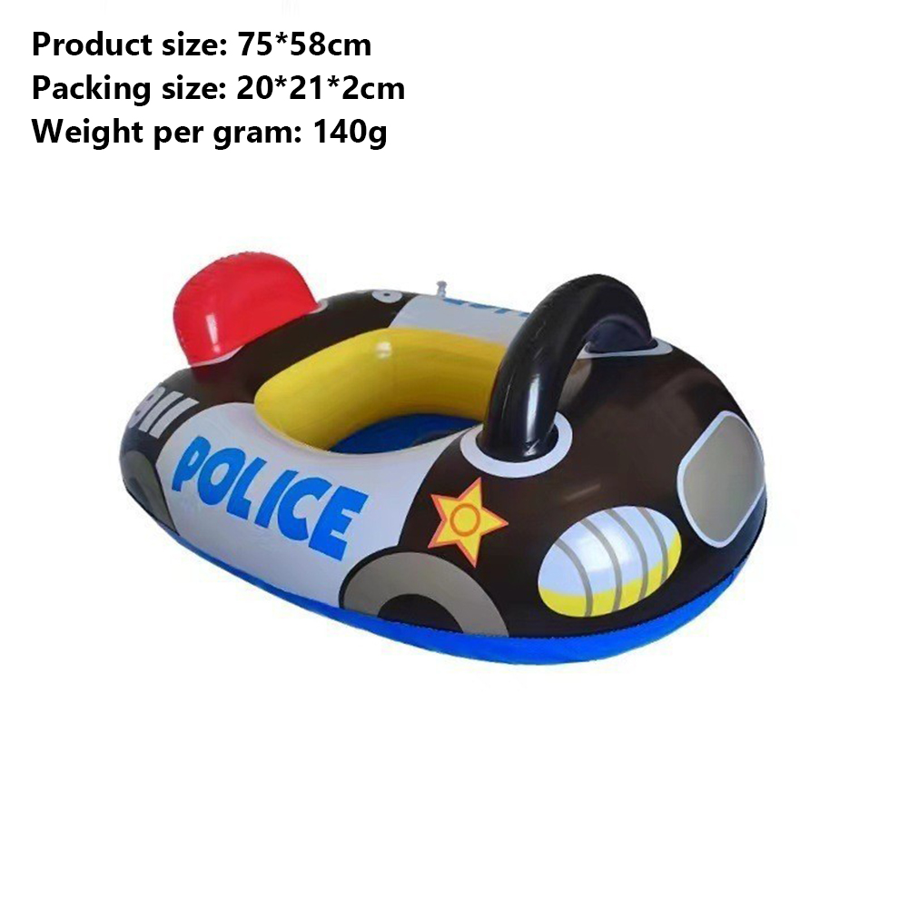 Baby Swimming Float Seat Portable Cartoon Infant Swimming Float Water Party Supplies For Boys Girls Party Gifts red fire truck