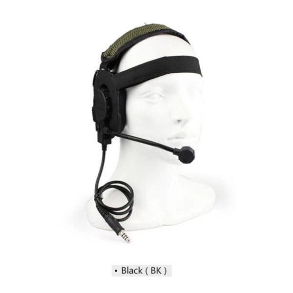 Ear Protection Headset Lightweight Hearing Protector Ear Pads With Headband Safety Ear Protection Safety Earmuffs black