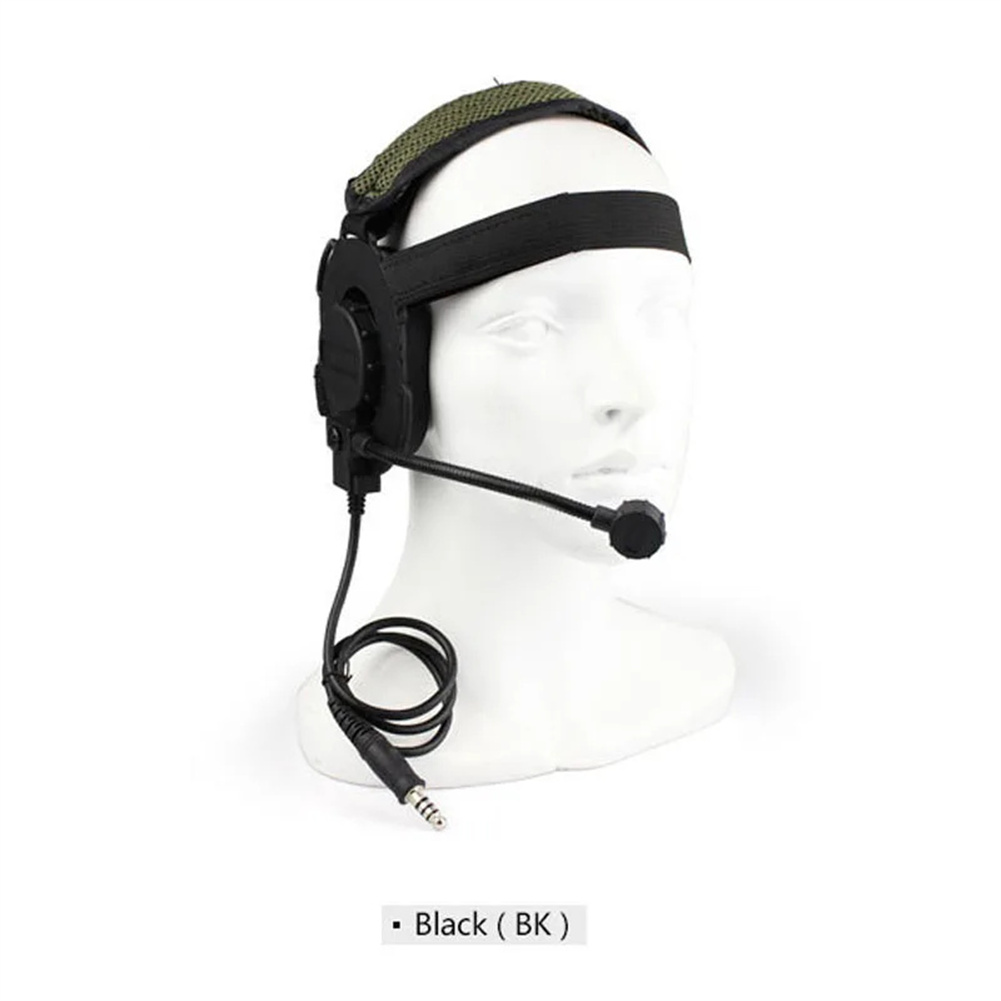 Ear Protection Headset Lightweight Hearing Protector Ear Pads With Headband Safety Ear Protection Safety Earmuffs black