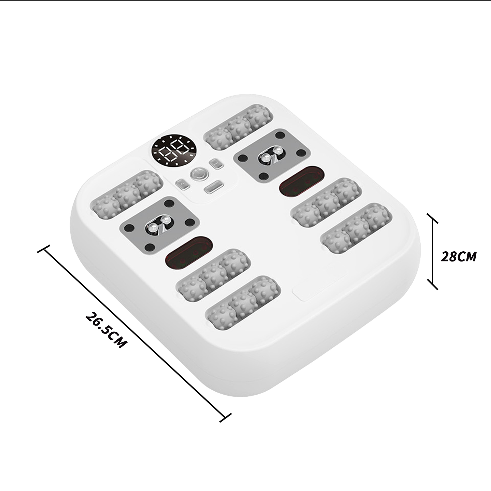 Heated Foot Warmer, Electric Feet Massager Machine Hot Compress Massage for Pain Relief
