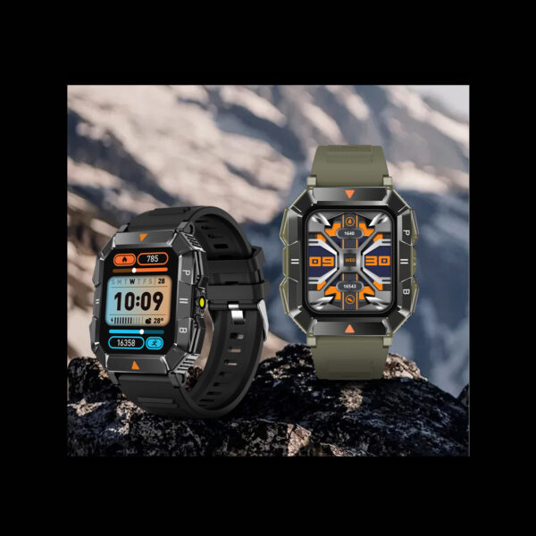 YK03 Smart Watch 1.83-inch Screen Fitness Smart Watch Heart Rate Blood Oxygen Sleep Monitor Waterproof Smart Watches green