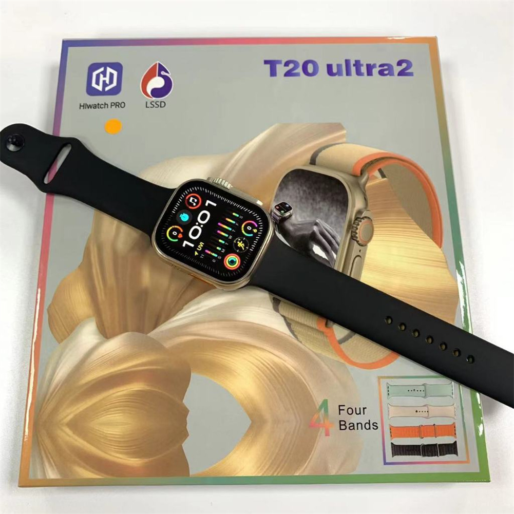 T20 Ultra 2 Smart Watch 2.0inch Screen for Women Men Answer/Make Call Fitness Tracker