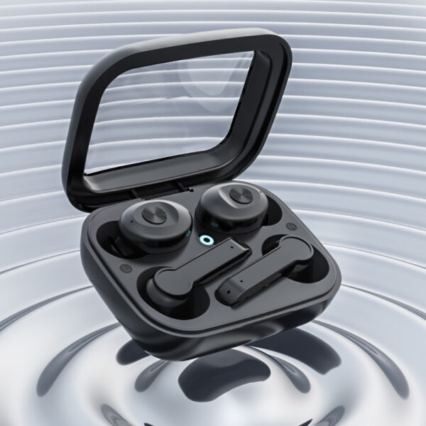 XG15 Wireless Earbuds With Charging Case In-Ear Stereo Earphones Couple Headphones For Running Exercising Hiking Sports black