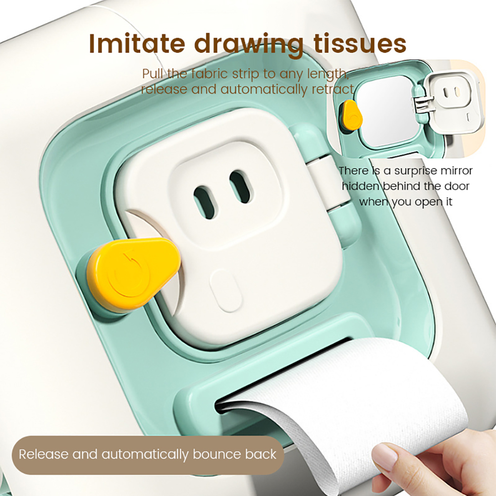 Baby Magic Cube Toys Password Lock Drawer Rotating Clock Rotating Fan Early Educational Toys Gifts For Boys Girls pink