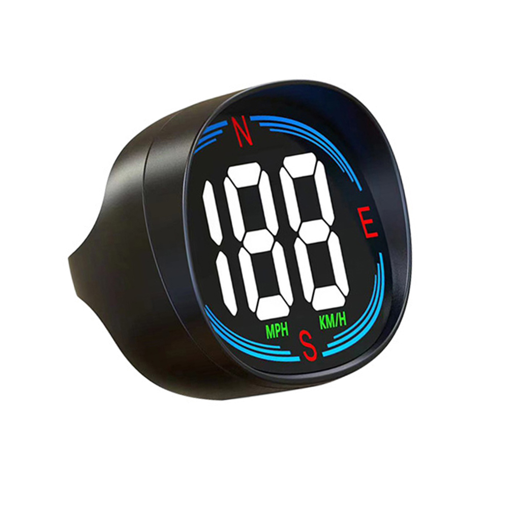 HUD Heads Up Display For Car GPS+BDS Dual-mode Direction Compass Overspeed Alarm Function USB Powered Speed Gauge With Sunshade For All Vehicle MPH Miles